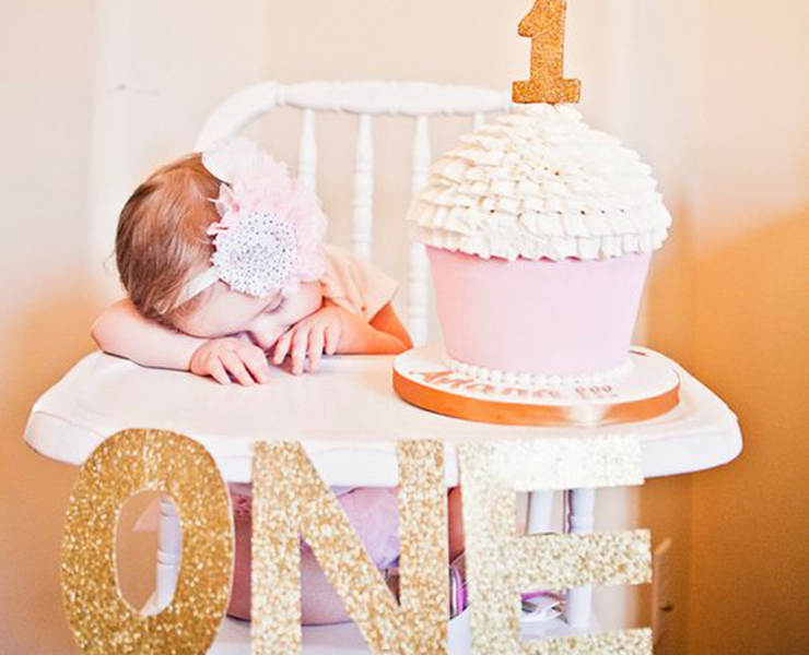 baby on highchair