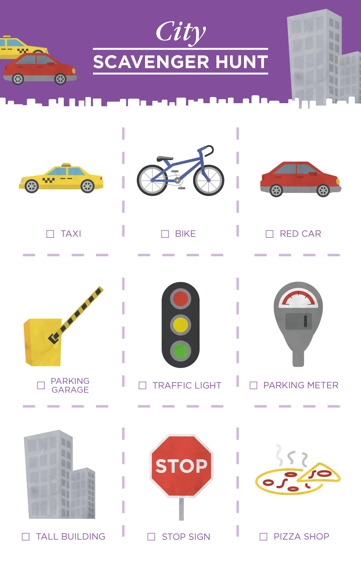 City scavenger hunt