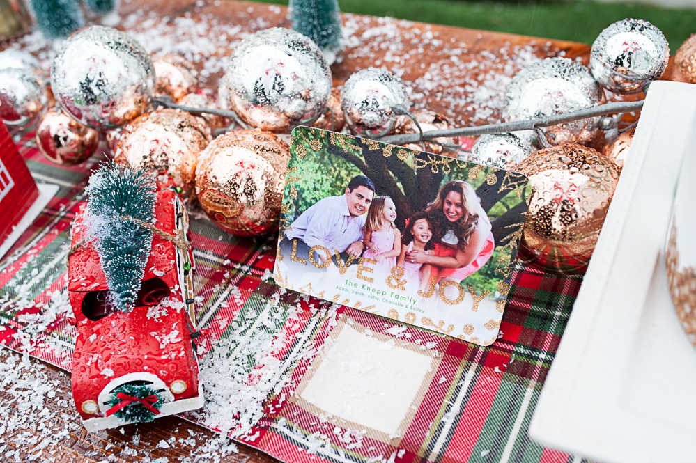 cute winter wonderland party with snow on table