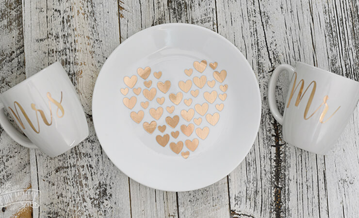 Gold Leaf Dining Set Gift
