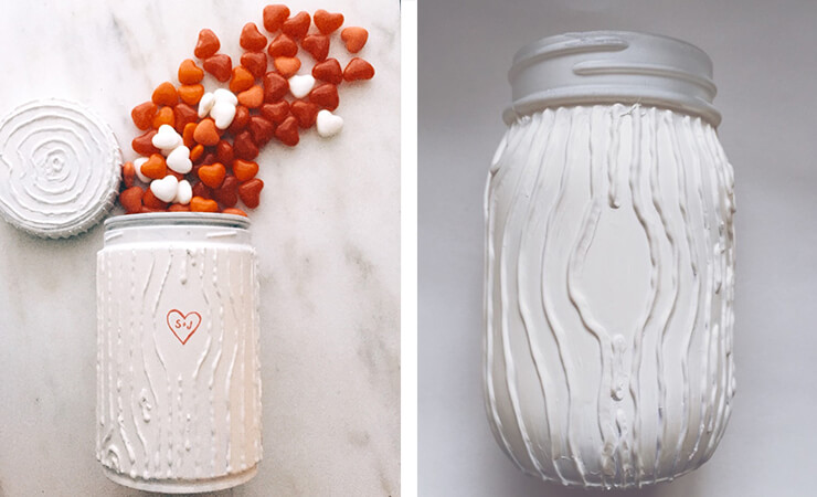 You + Me Tree Trunk Jar Gift