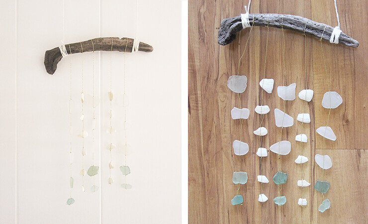 Whimsical Beach Glass Mobile Gift