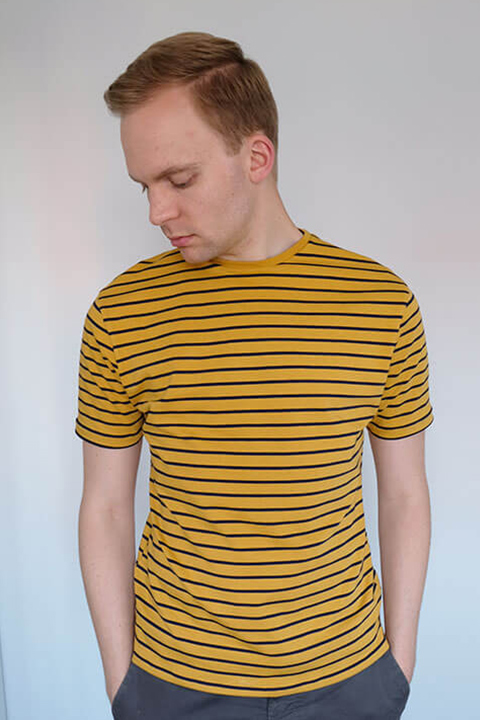 graduation outfit ideas mens stripe shirt