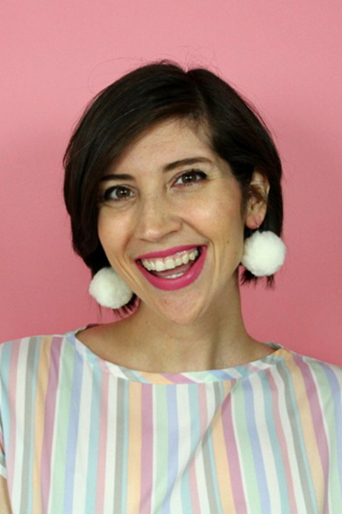graduation outfit ideas pom pom earrings