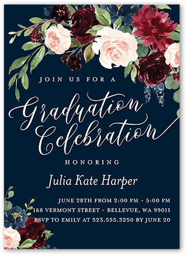 graduation invitation wording sample