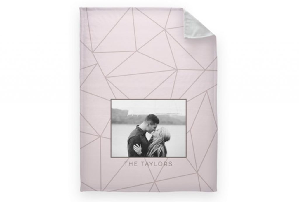 fleece photo blanket