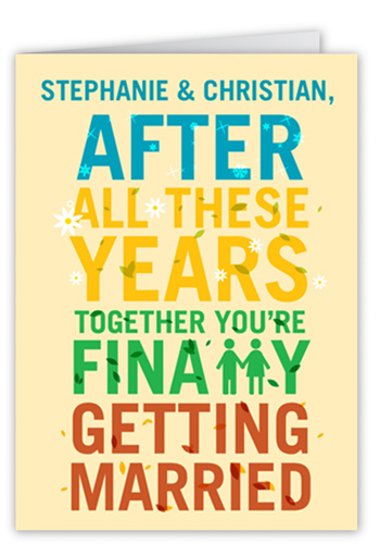 wedding congratulations card and message