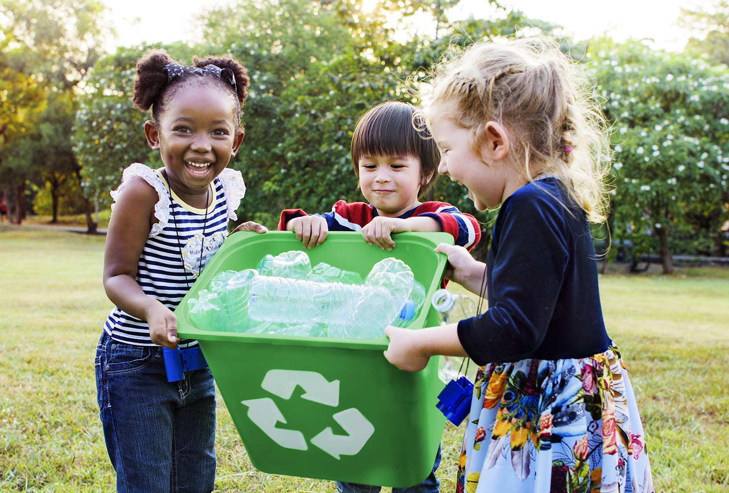 kids recycling