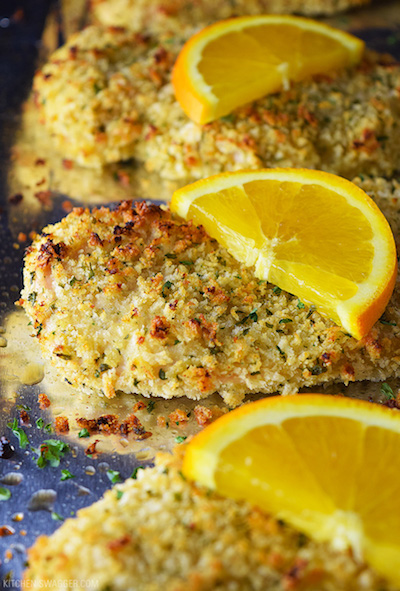 Honey Mustard and Lemon Crusted Chicken