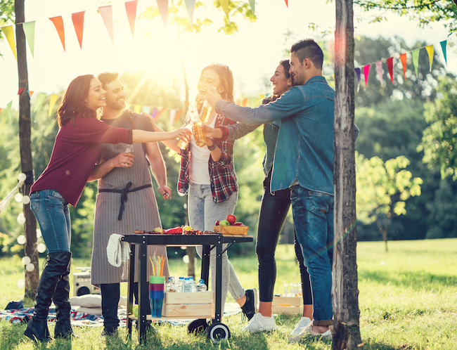 backyard bbq party