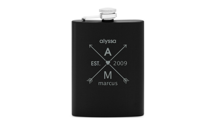arrows and heart flask