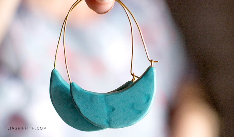 crescent moon earrings