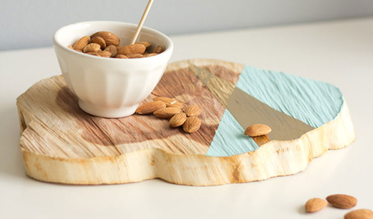 live edge platter