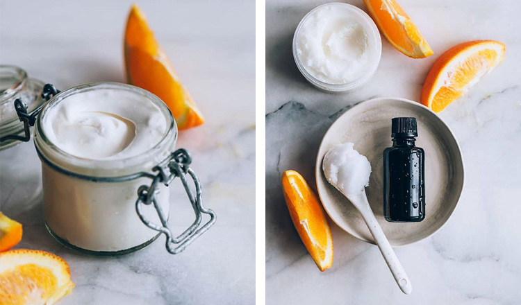 orange coconut body butter