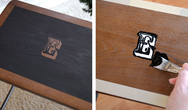 personalized bar stool