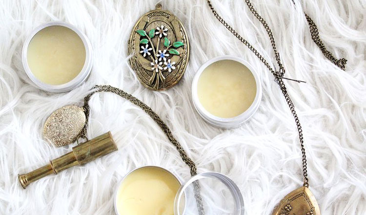solid perfume locket