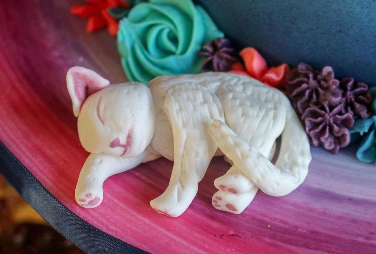 cat birthday party cat icing