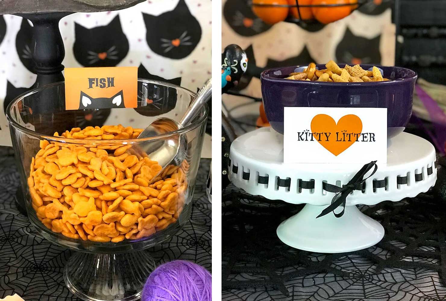 cat birthday party kitty litter