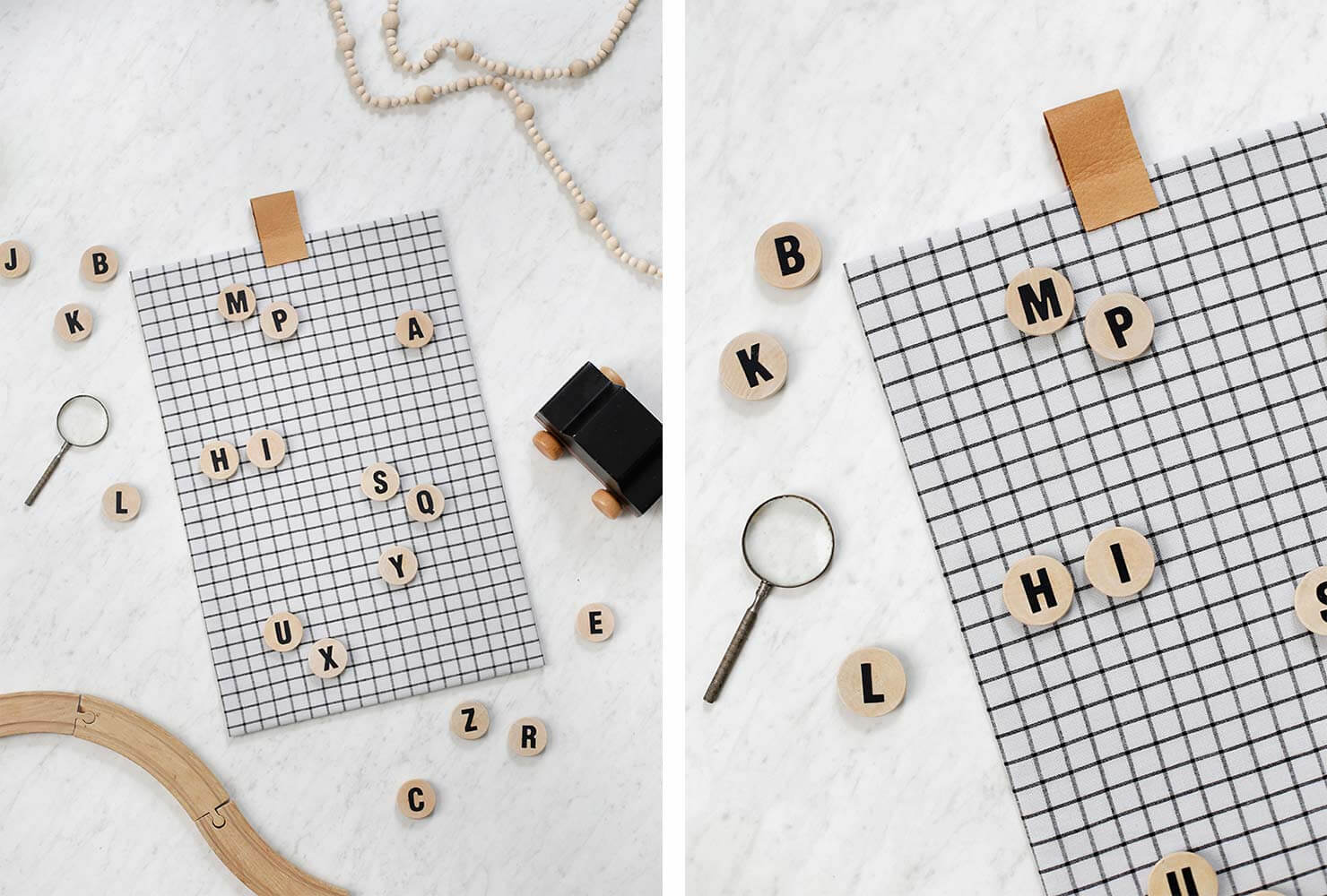 family gift ideas alphabet magnet board