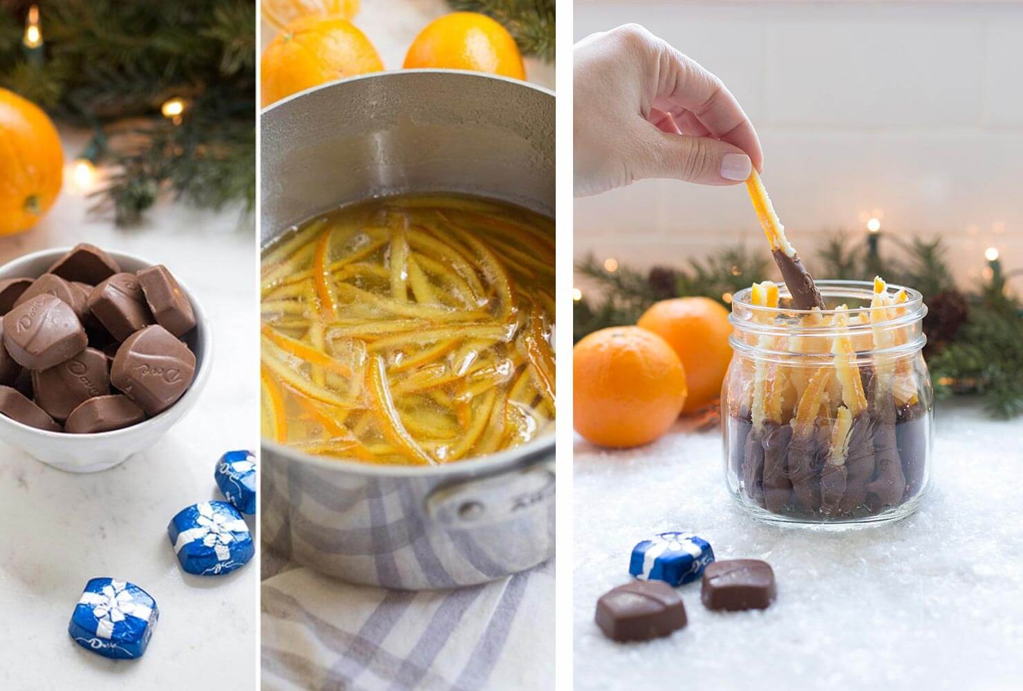 family gift ideas chocolate orange peels