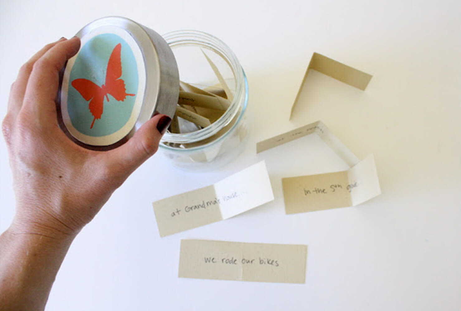 family gift ideas memory jar