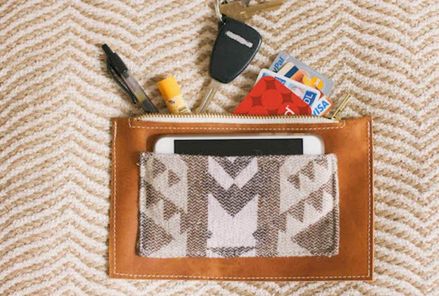 family gift ideas pocket pouch