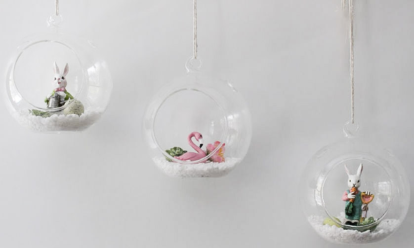 set of kids terrarium for easy spring crafts