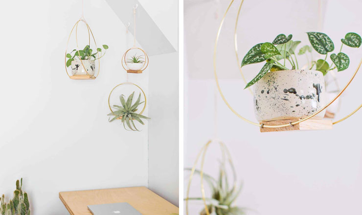 gift for parents hanging planter