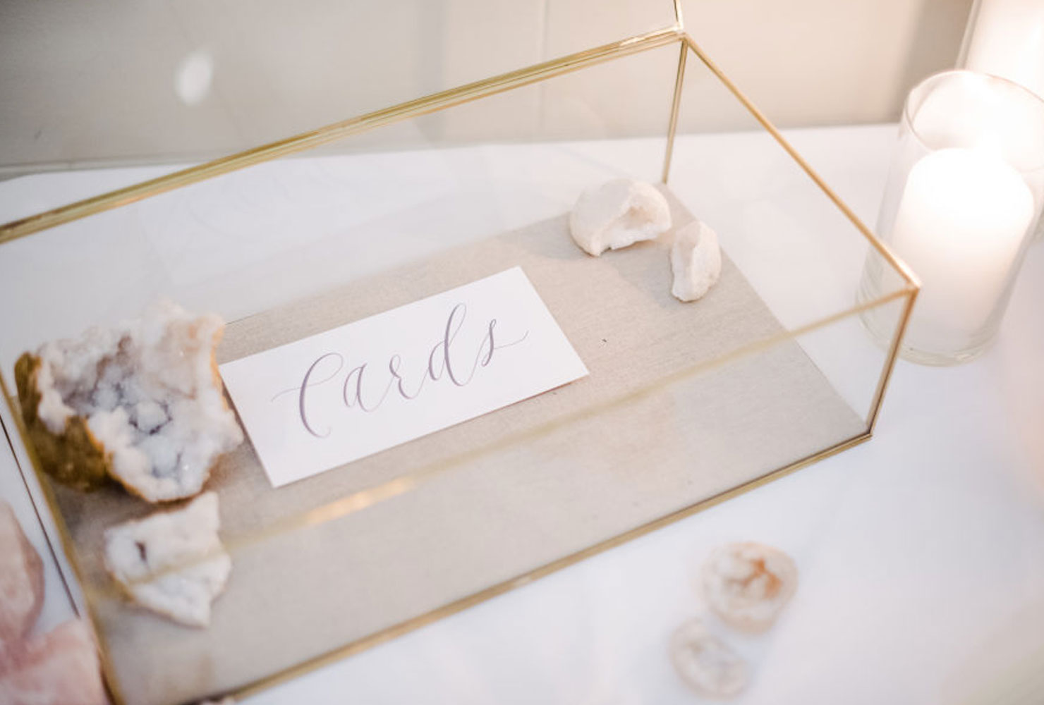 graduation card box ideas gold glass box