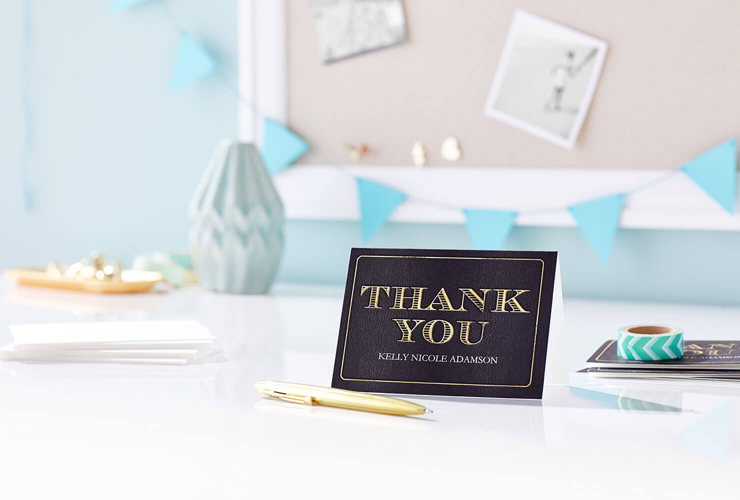 graduation centerpieces thank you card
