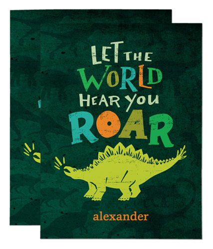 Dinosaur party favor as a set of kids dino folders.