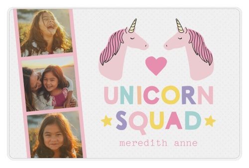 unicorn placemats for birthday party ideas