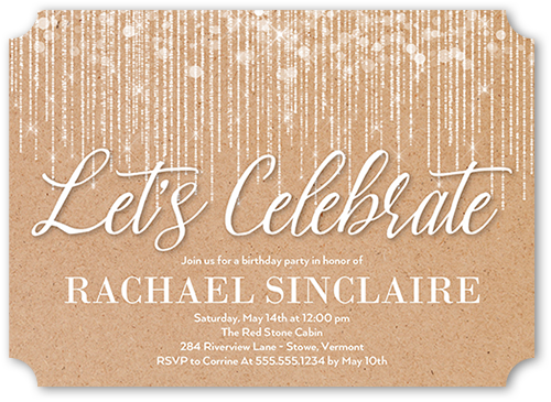 A 90th birthday party invitation from Shutterfly.