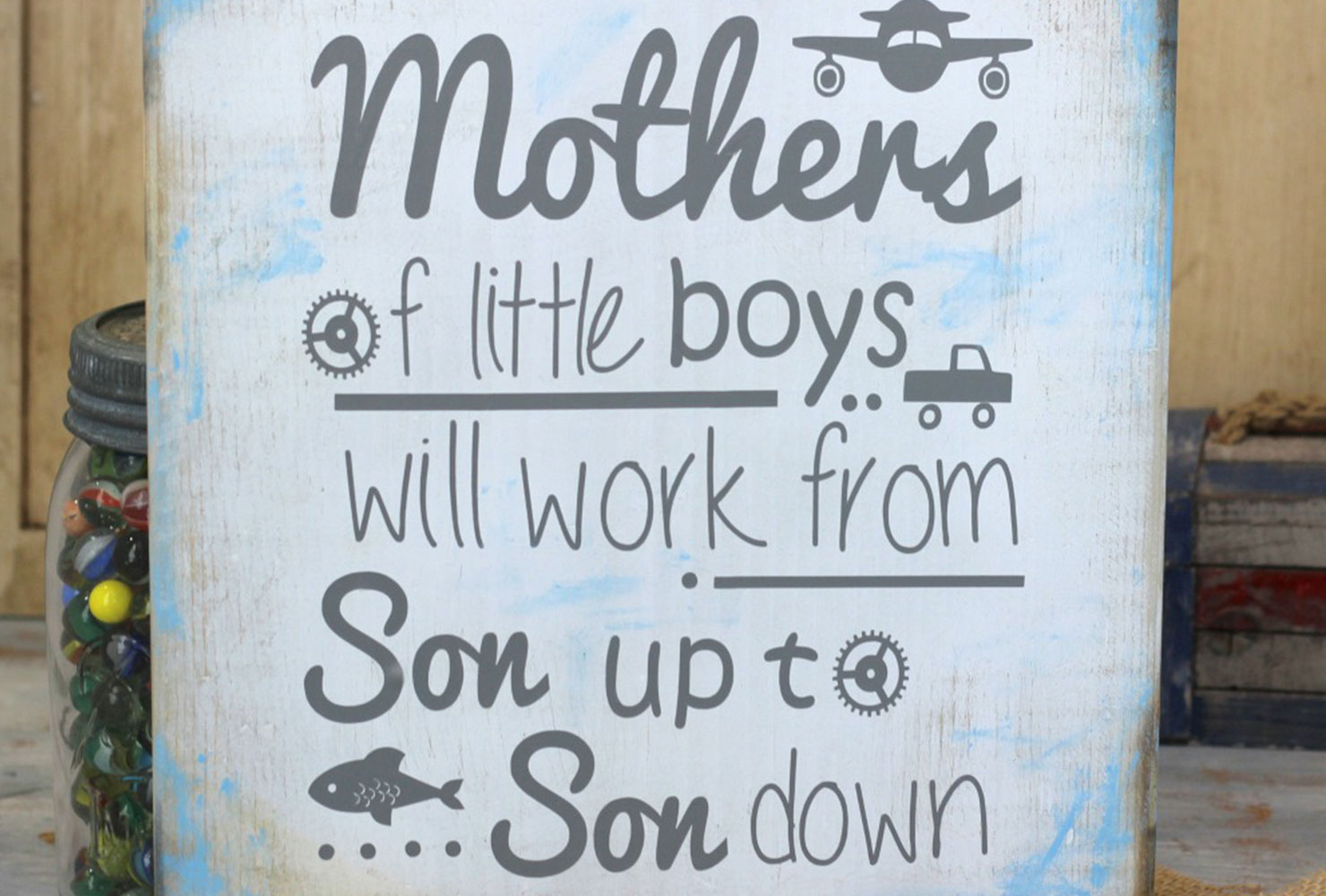 baby gifts boys nursery sign