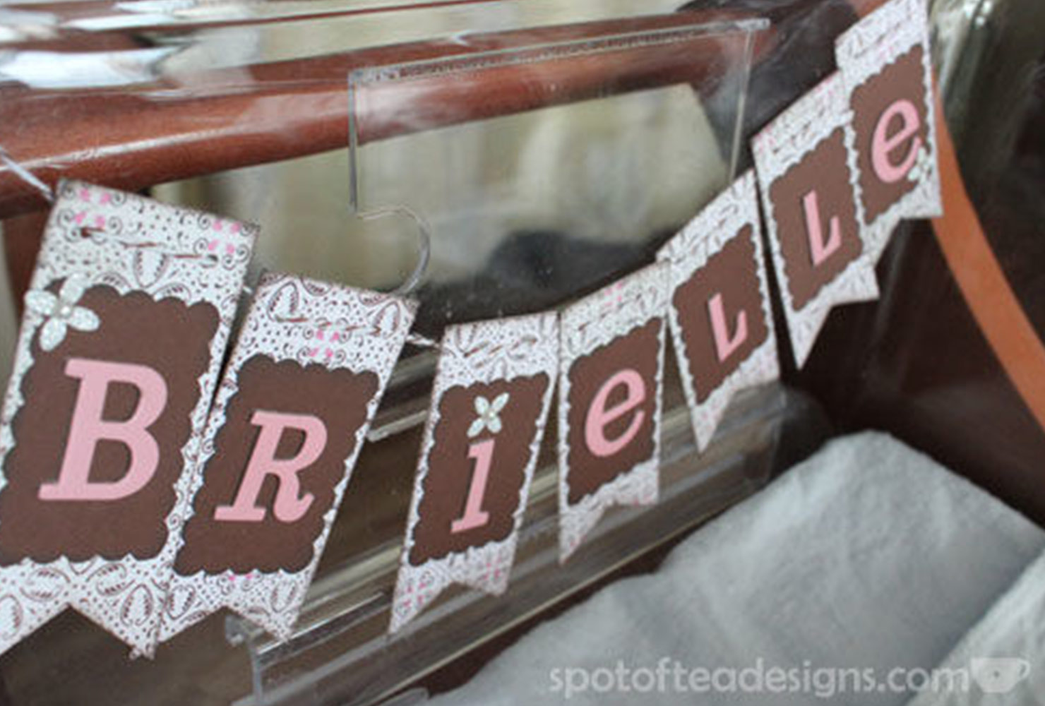 baby gifts girls name garland 
