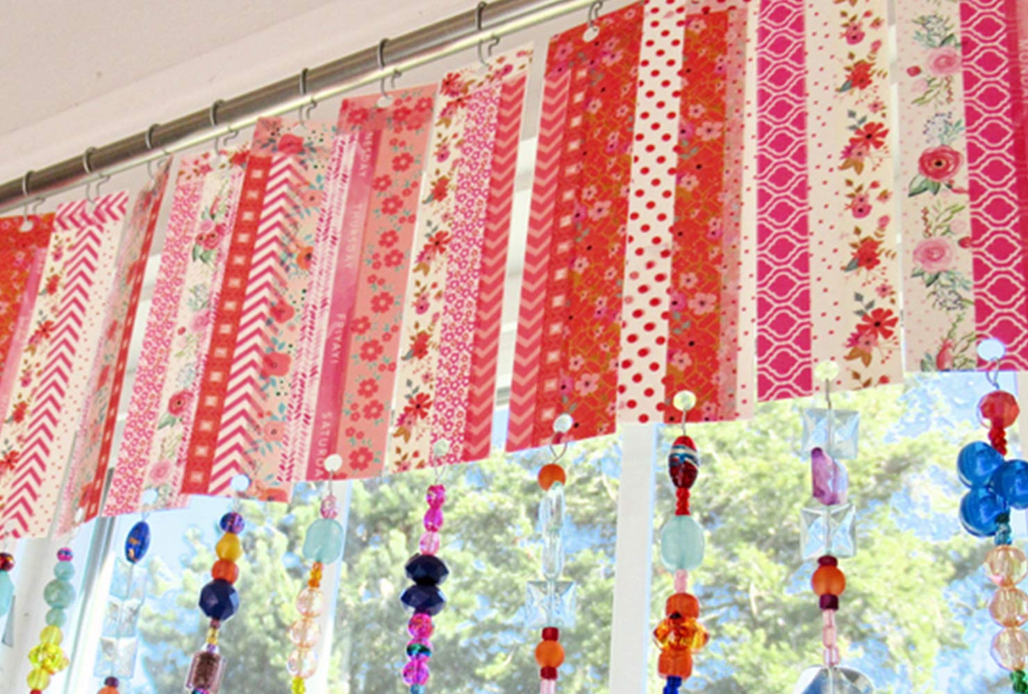 baby gifts girls washi tape window