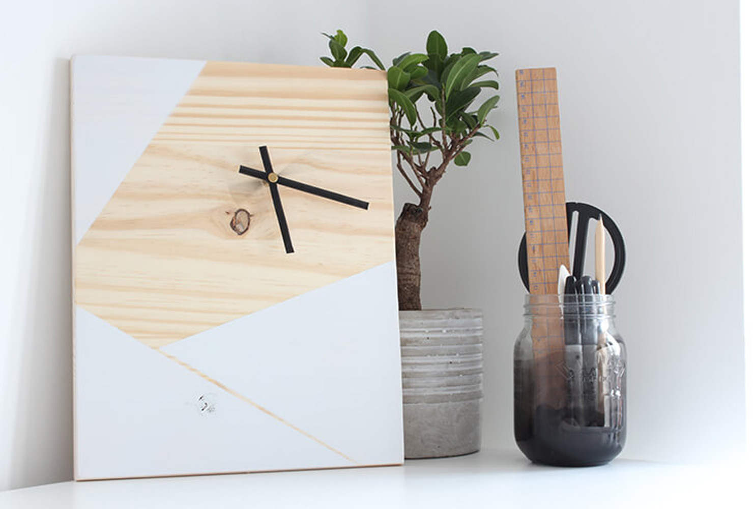 birthday gift ideas geometric clock