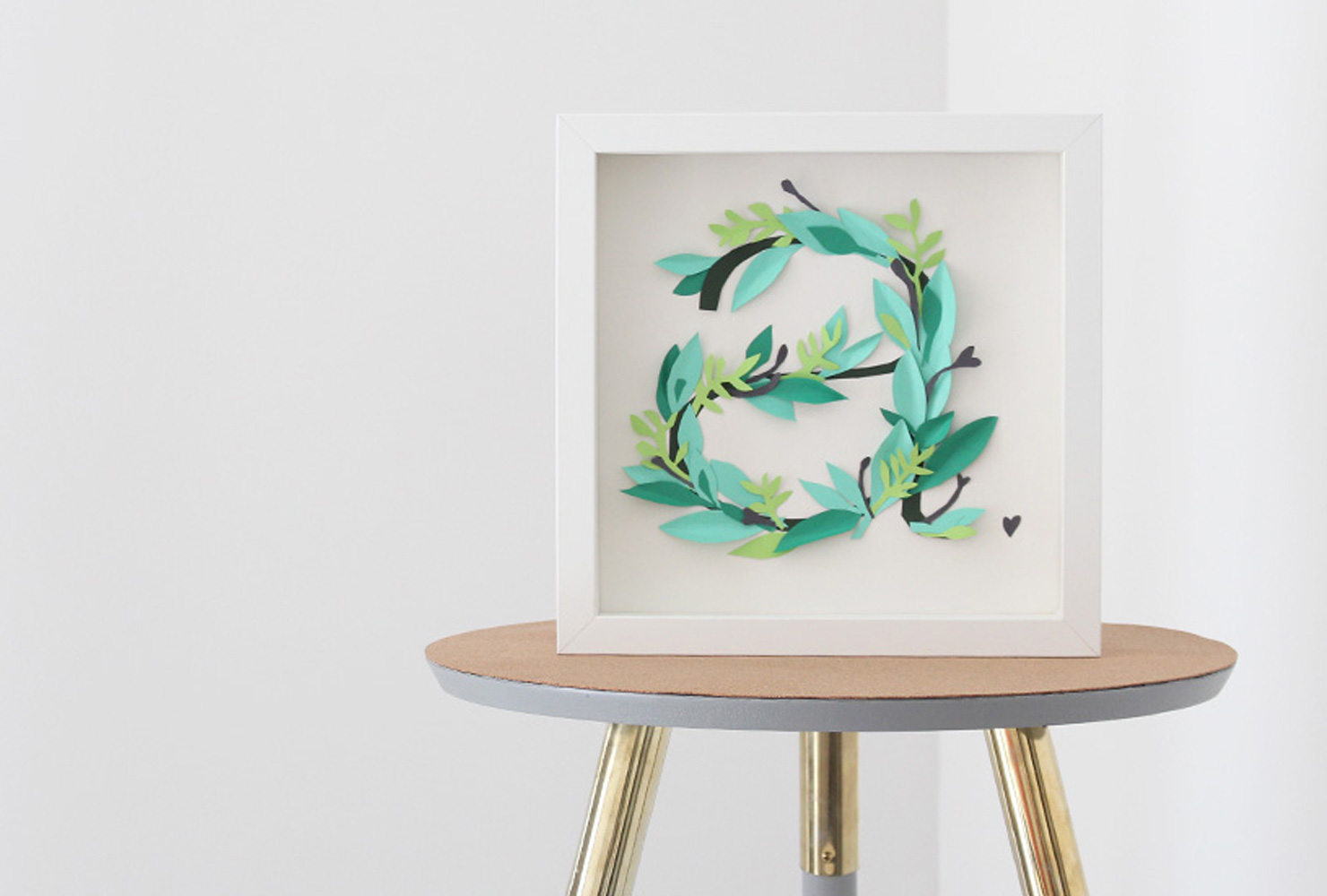 birthday gift ideas monogram wall art