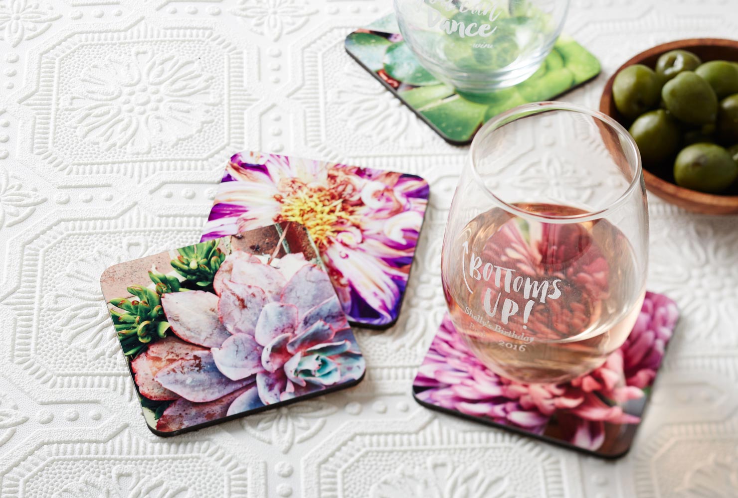 birthday gift ideas stemless wine glasses