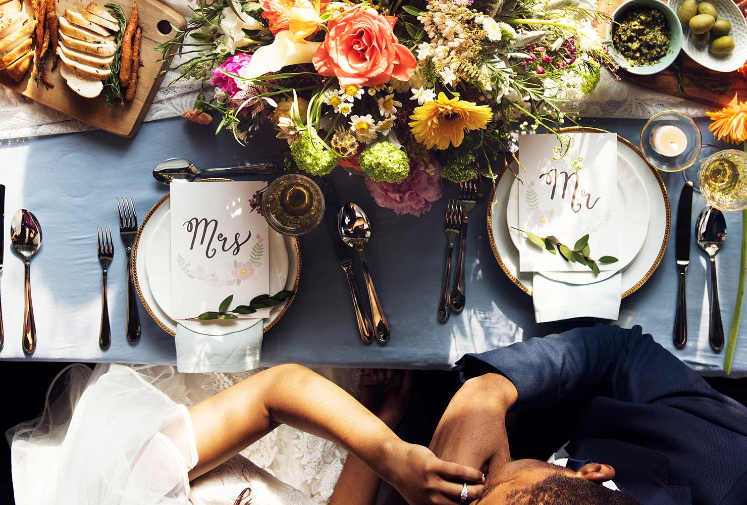 wedding table setting