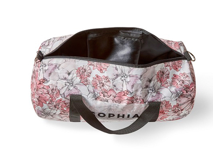 An overnight bag to fill with gifts or supplies.
