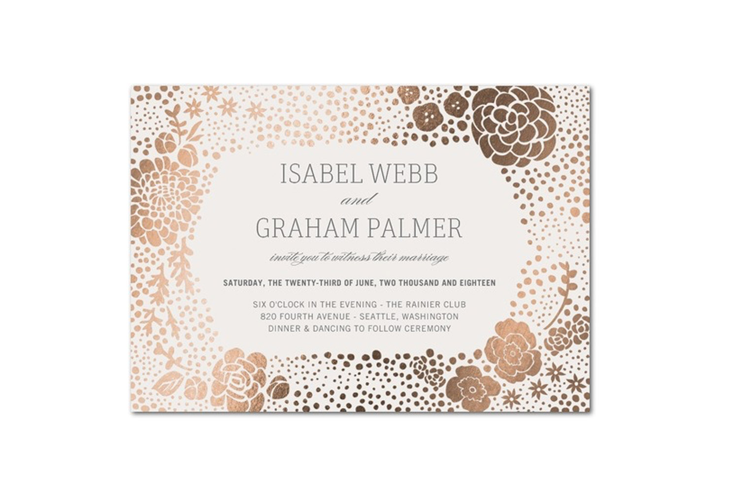 pink and gold wedding bit of shimmer