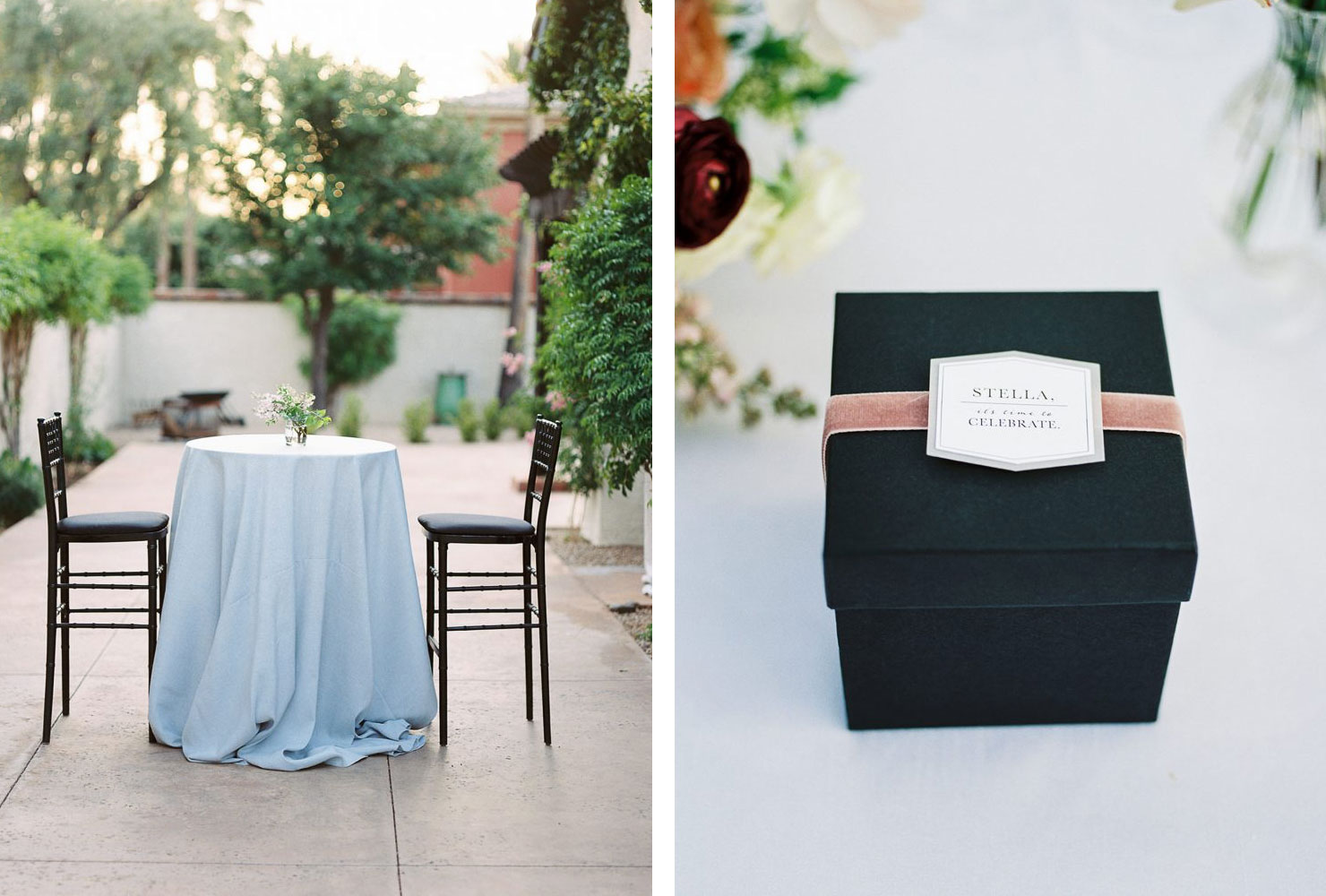 wedding place card ideas gift box place card