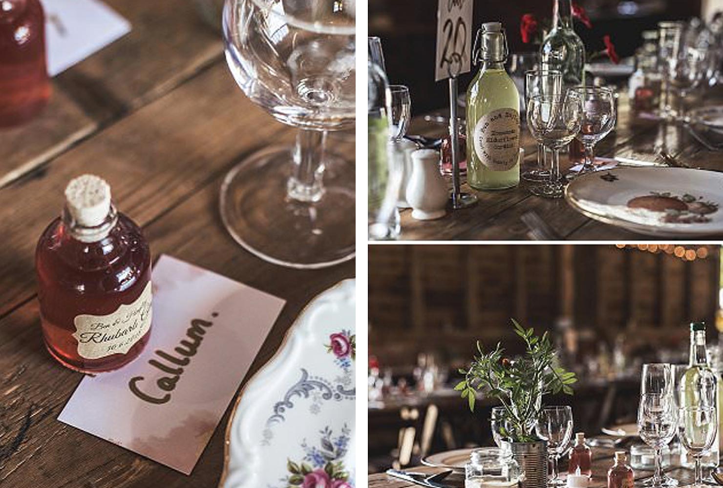 wedding place card ideas paired with a favor