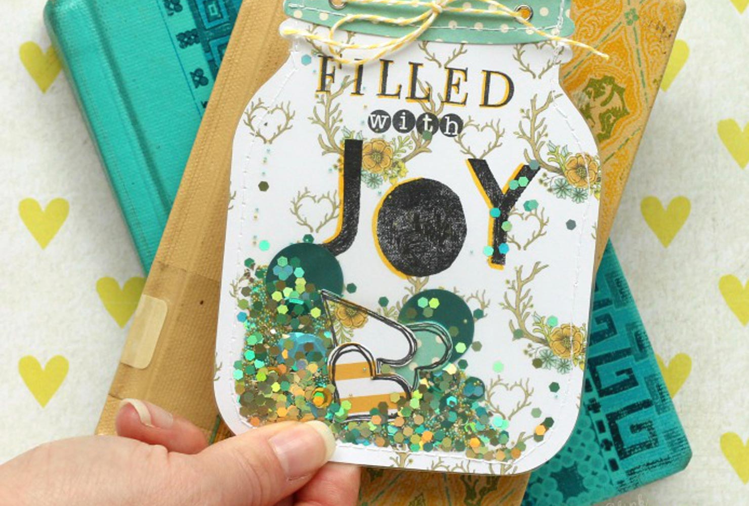 wedding scrapbook ideas diy shaker card