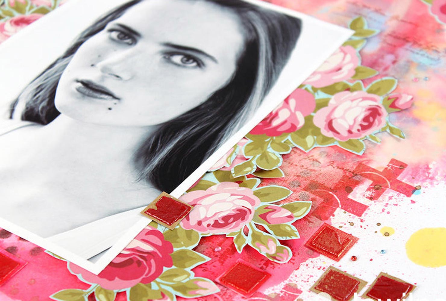 wedding scrapbook ideas play with layers