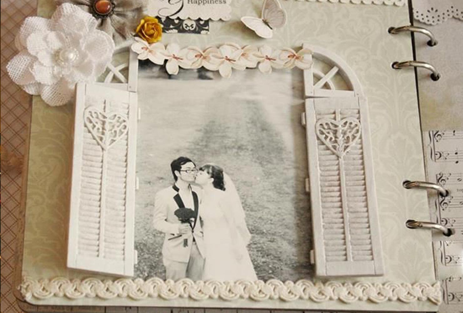 wedding scrapbook ideas window into your world