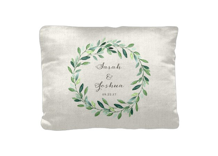 Indoor pillows for an anniversary gift.