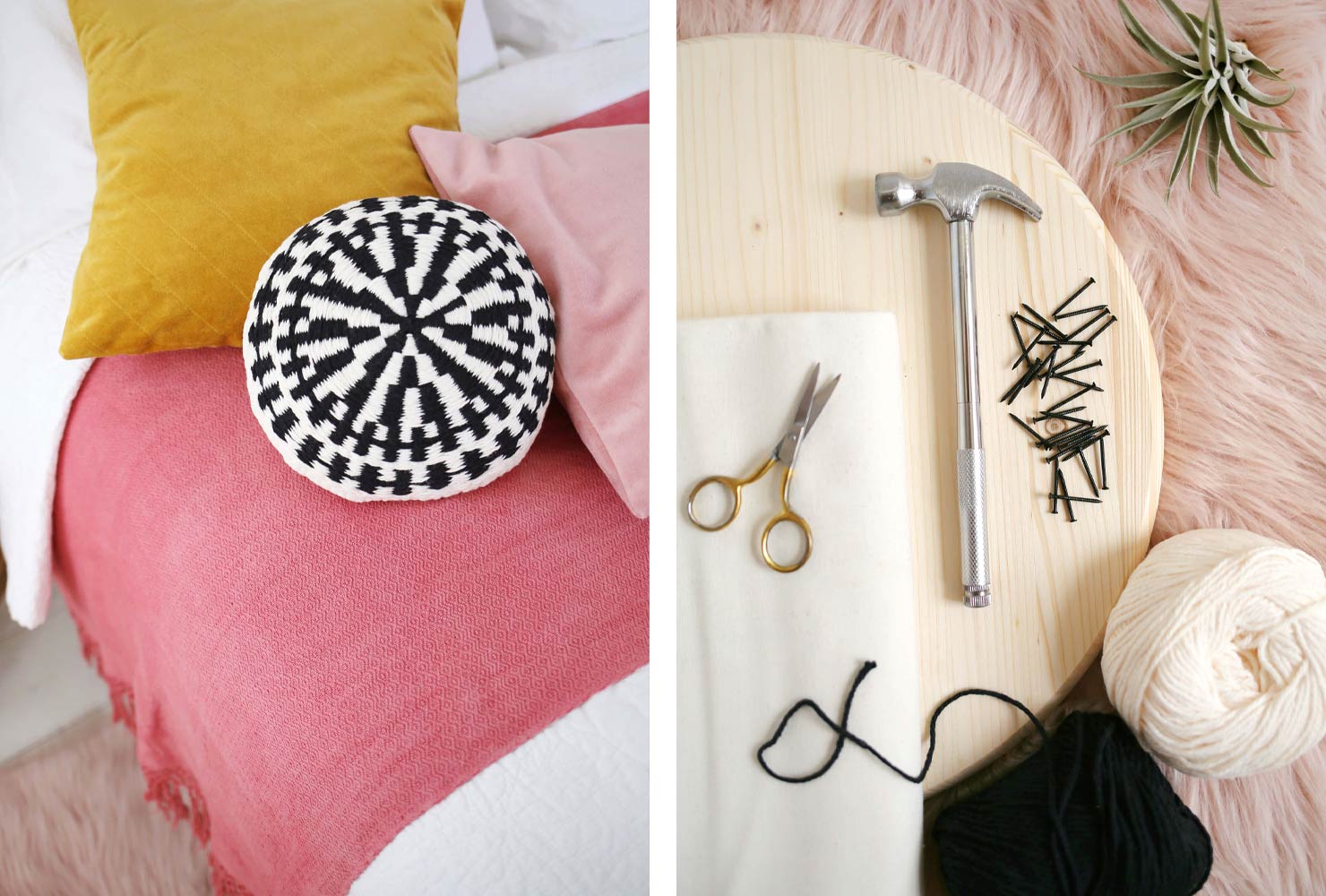 christmas gift ideas for boyfriend woven pillow.
