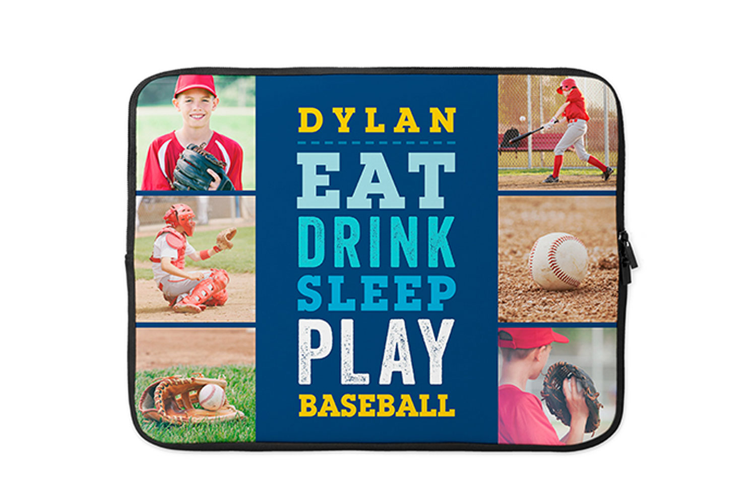 Baseball laptop case.